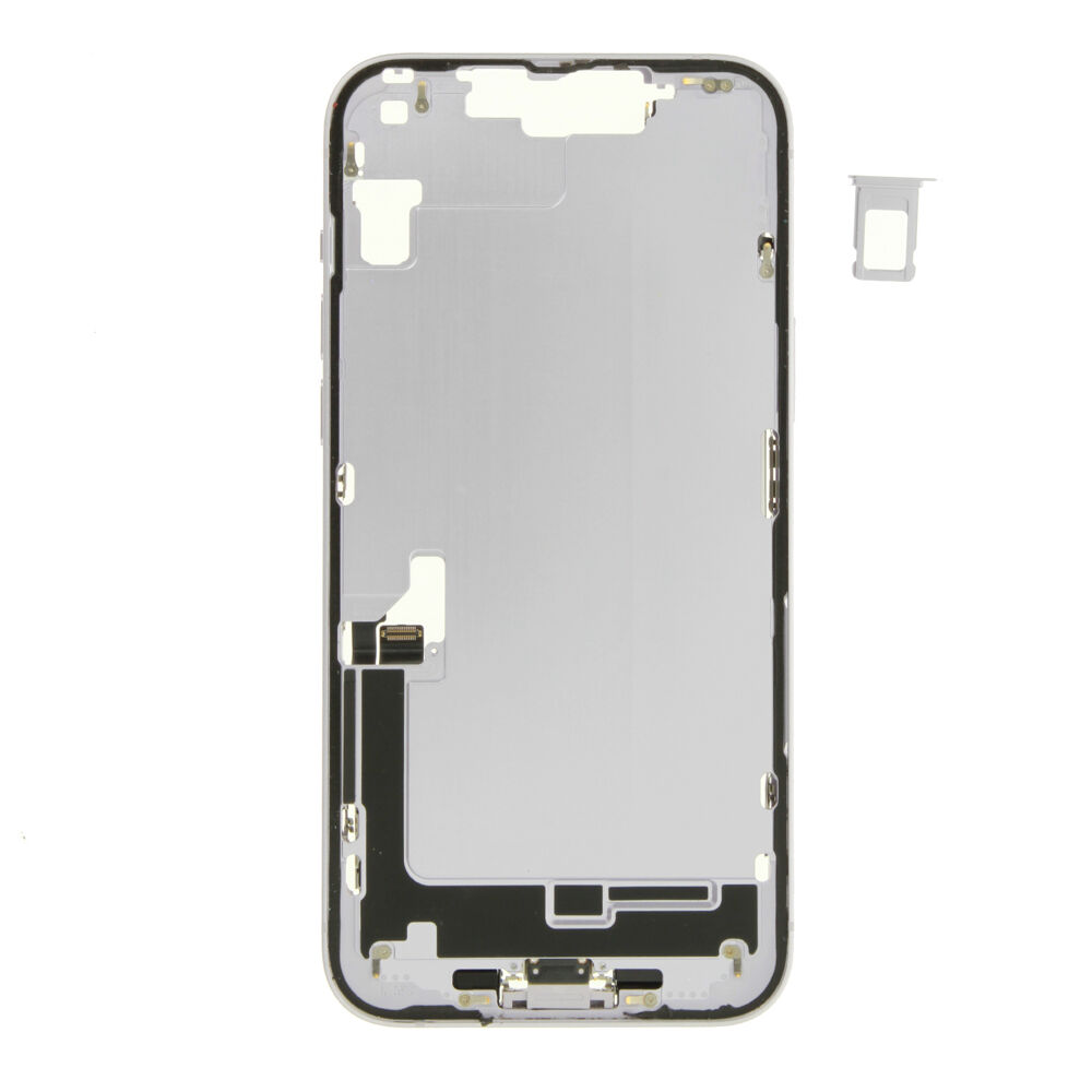 Middle Frame (Pulled) incl. small parts - Purple, For iPhone 14 Plus