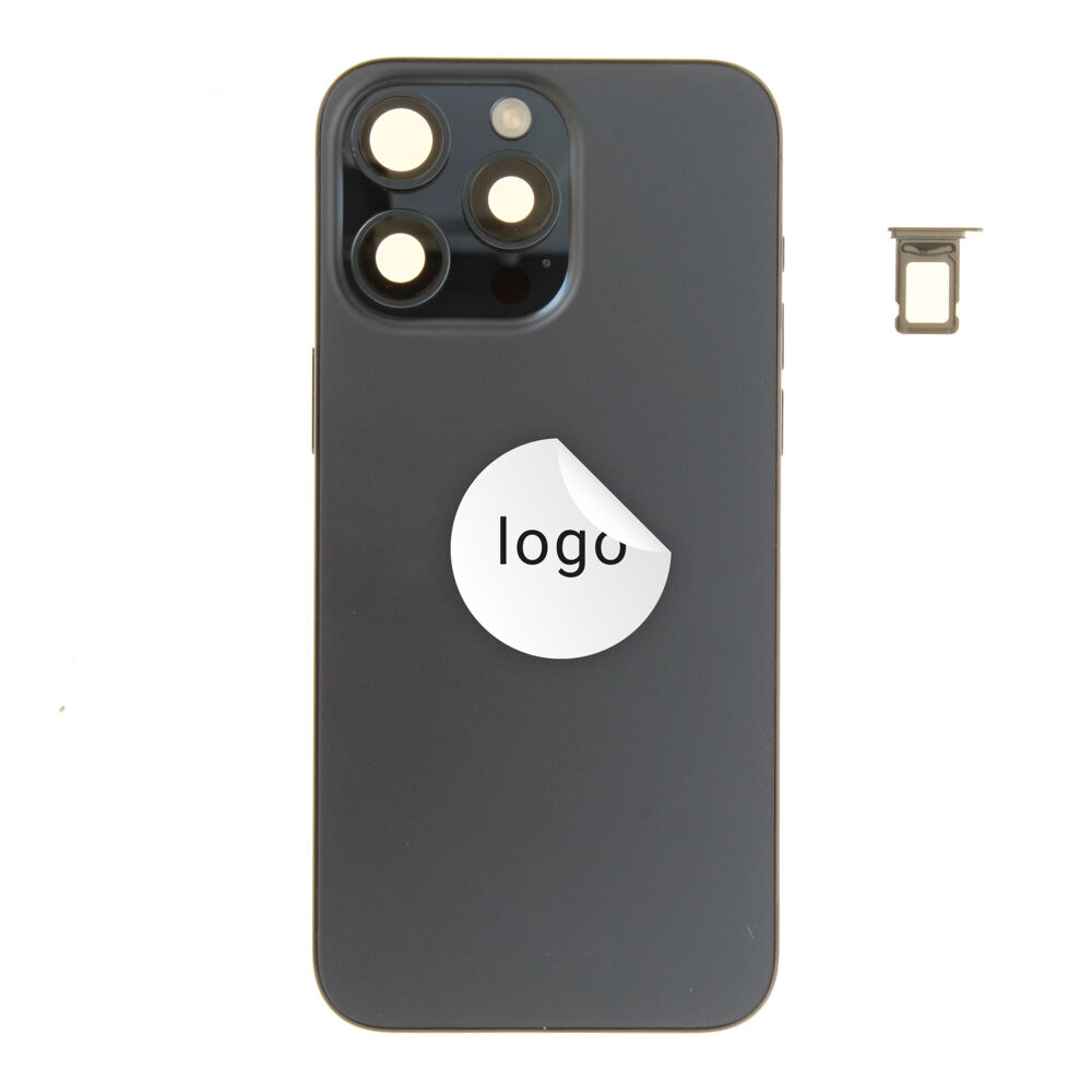 Rear Cover (Pulled B) incl. small parts - Blue, For iPhone 15 Pro Max