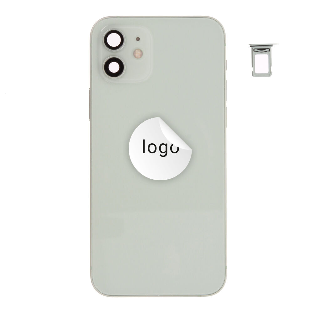 Rear Cover (Pulled A) incl. small parts - Green, For iPhone 12