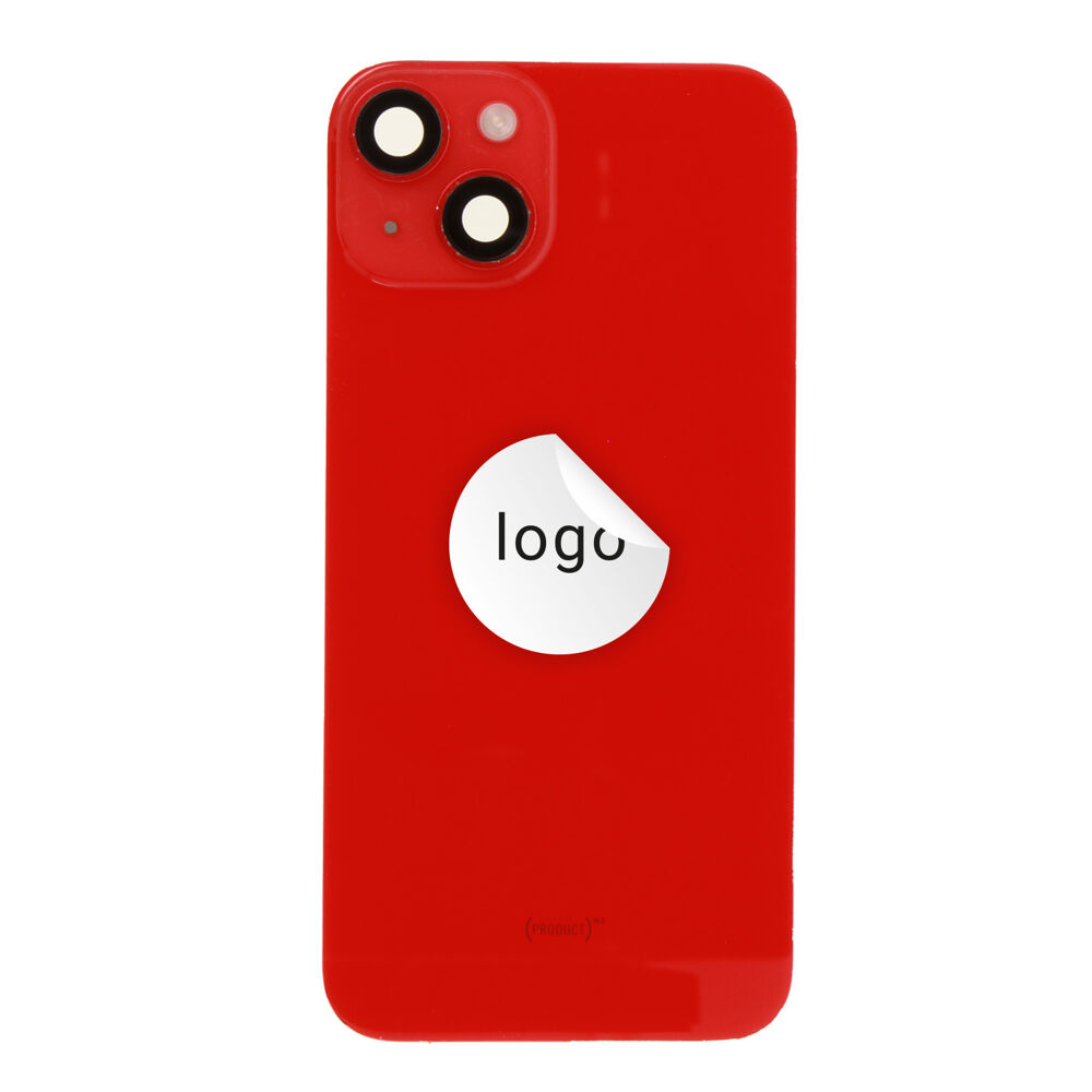 Back Glass (Pulled C) - Red, For iPhone 14