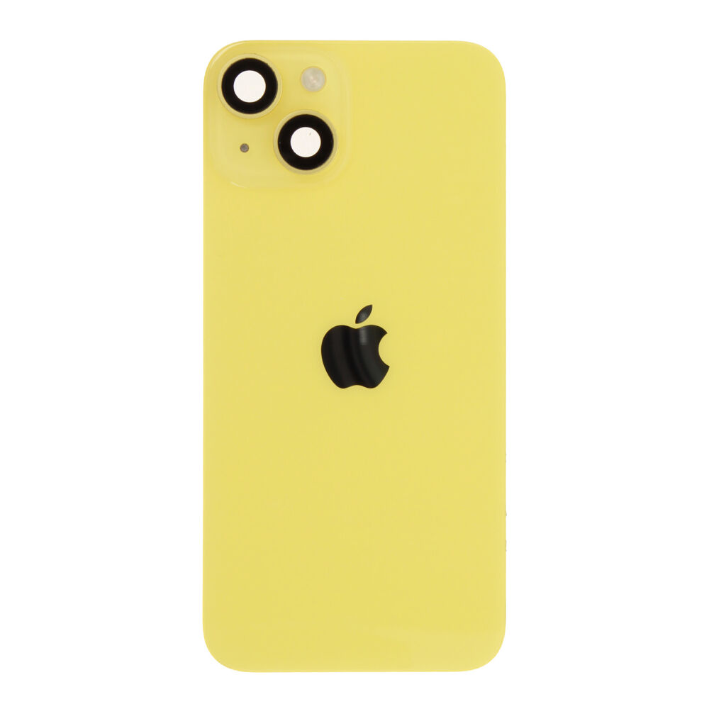 Back Glass (Pulled C) - Yellow, For iPhone 14