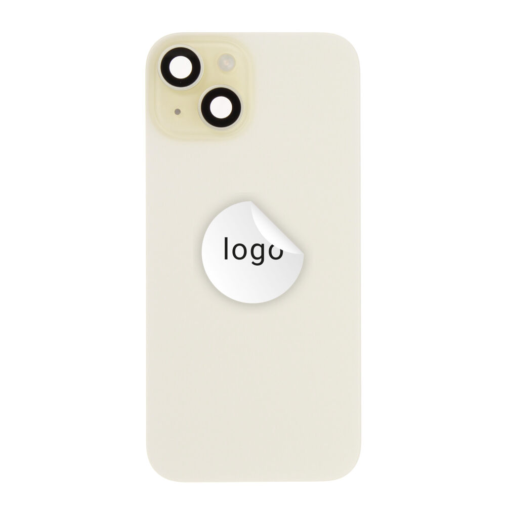 Back Glass (Pulled A) - Yellow, For iPhone 15