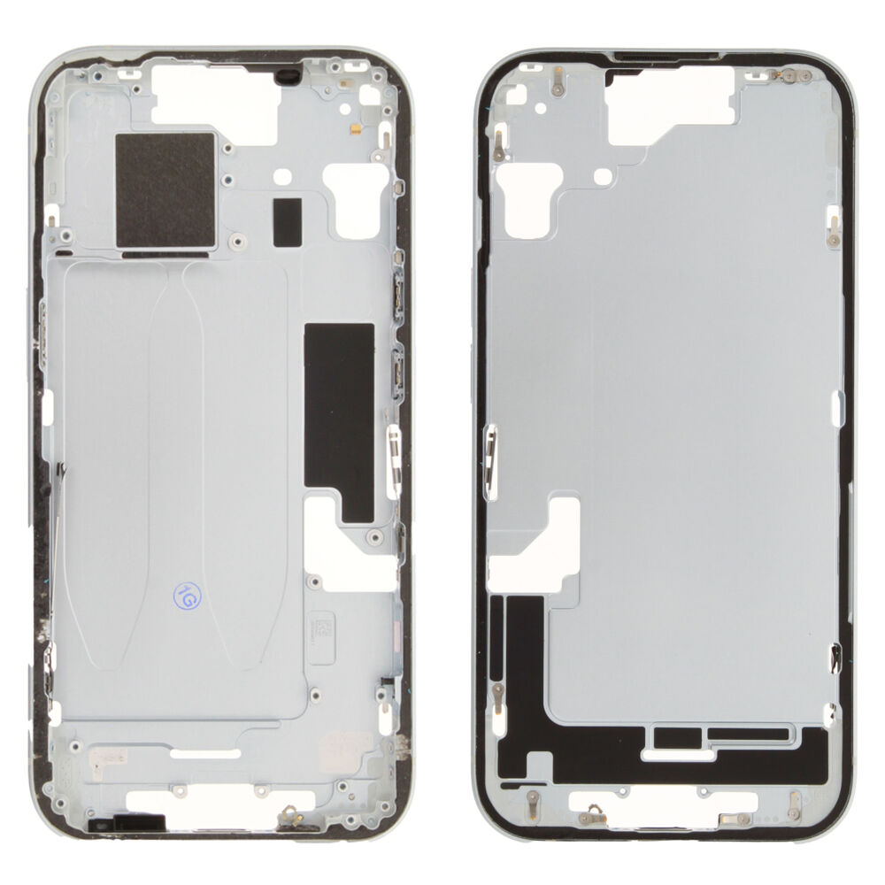 Rear Cover (Pulled A) excl. small parts - Blue, For iPhone 15