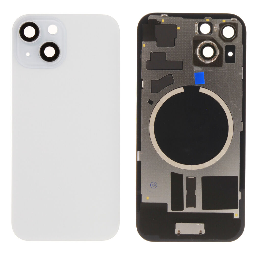 Rear Cover kit (excl. Logo) - Blue, For iPhone 15