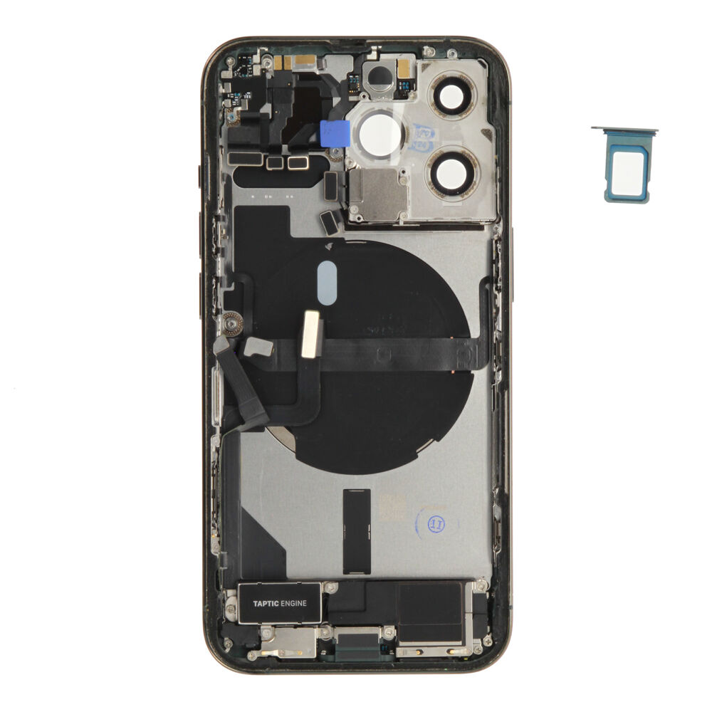 Rear Cover (Pulled C) incl. small parts - Alpine Green, For iPhone 13 Pro