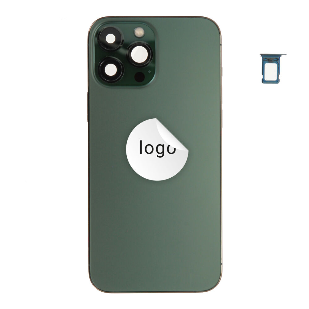 Rear Cover (Pulled B) incl. small parts - Green, For iPhone 13 Pro Max