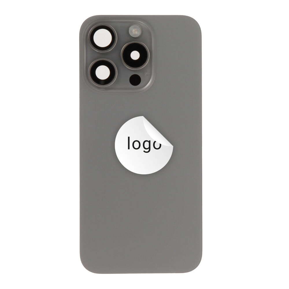 Back Glass (Pulled A) - Grey, For iPhone 15 Pro