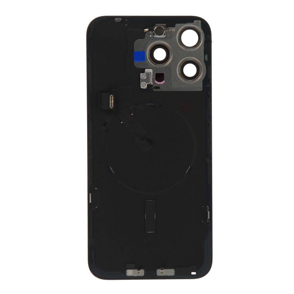 Back Glass (Pulled A) - Black, For iPhone 15 Pro Max