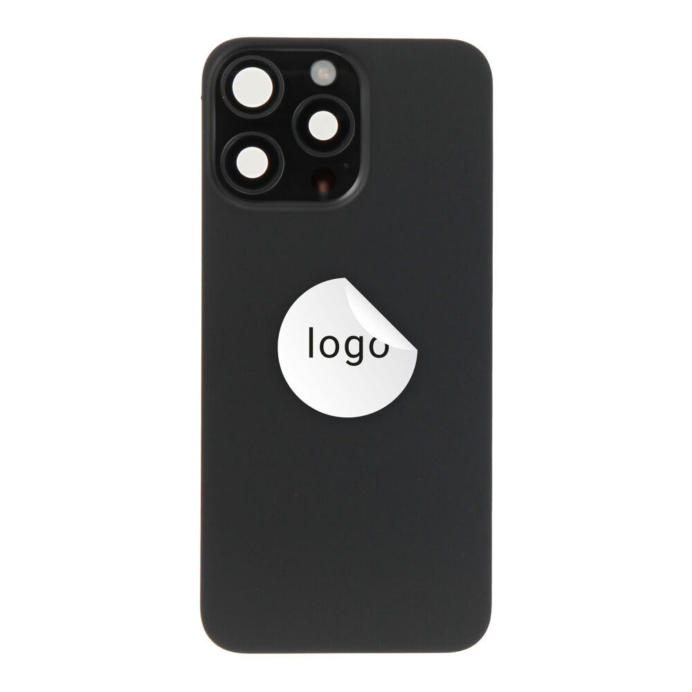 Back Glass (Pulled B) - Black, For iPhone 15 Pro Max