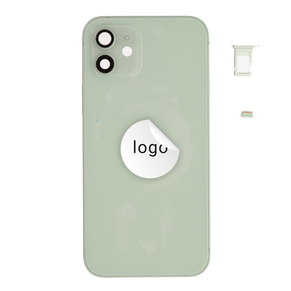 Rear Cover (Pulled A) excl. small parts - Green, For iPhone 12