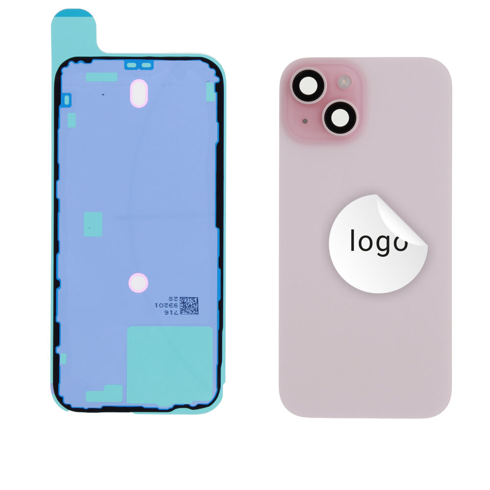 Back Glass (Pulled B) - Pink, For iPhone 15
