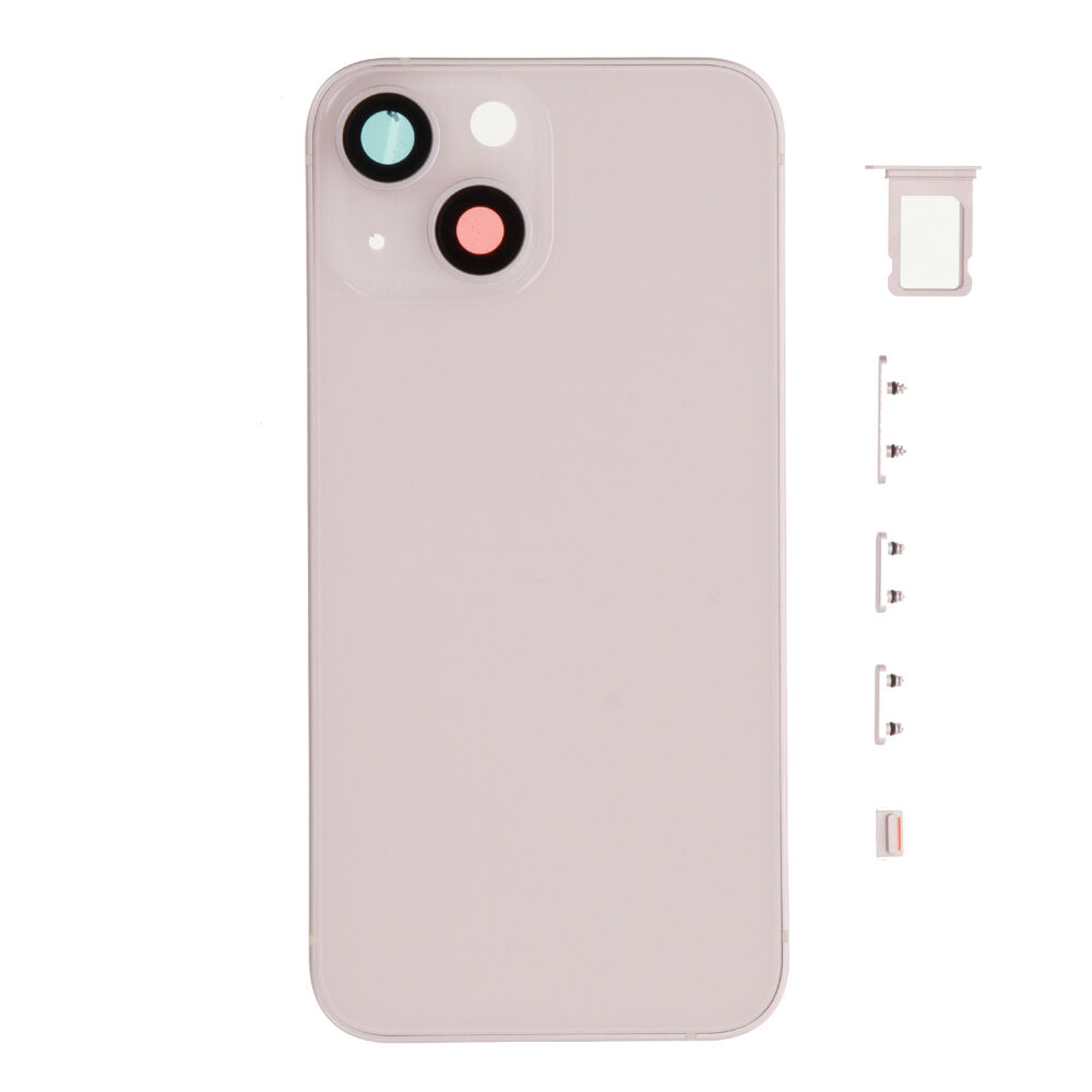 Rear Cover (excl. Logo) - Pink, For iPhone 13 mini