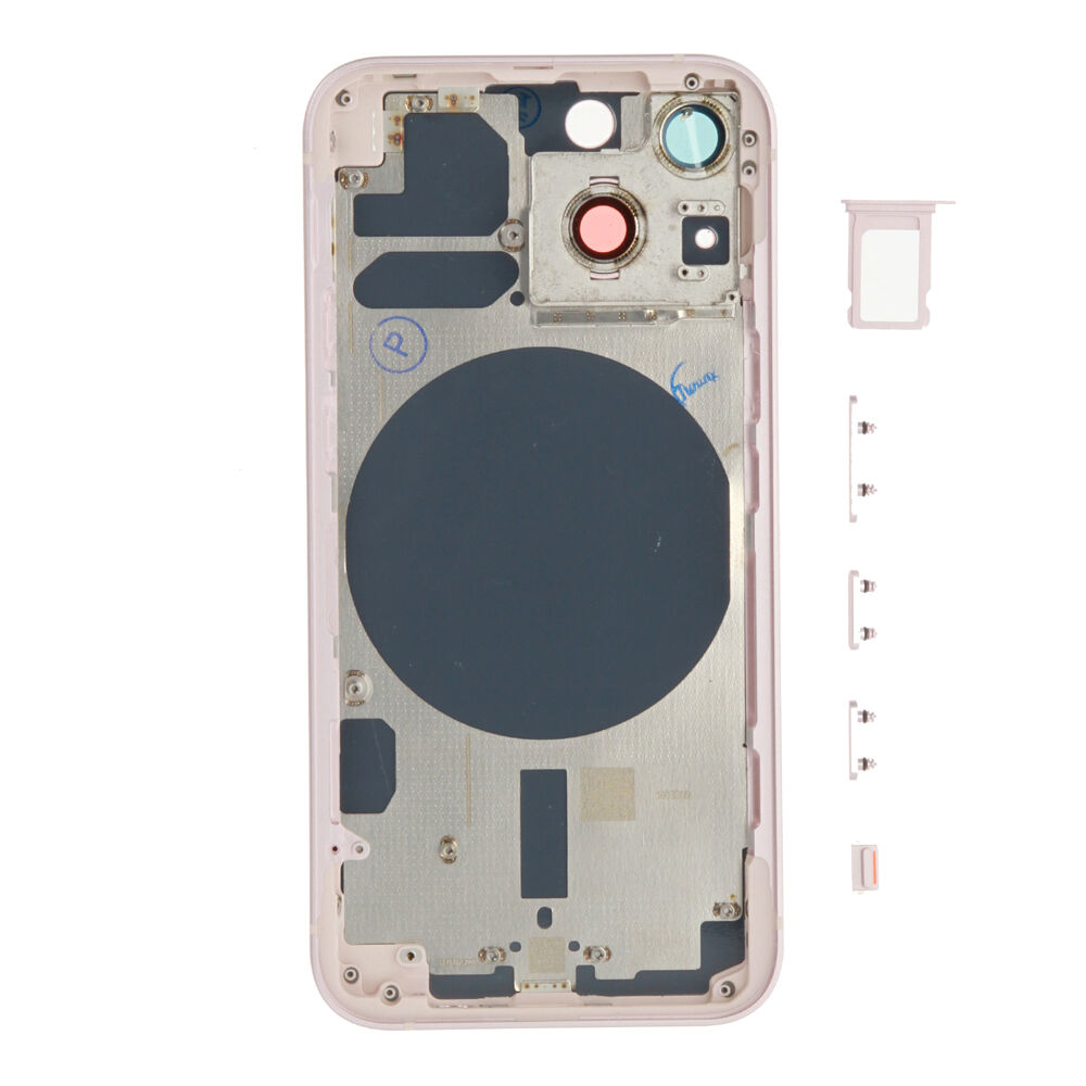 Rear Cover (excl. Logo) - Pink, For iPhone 13 mini
