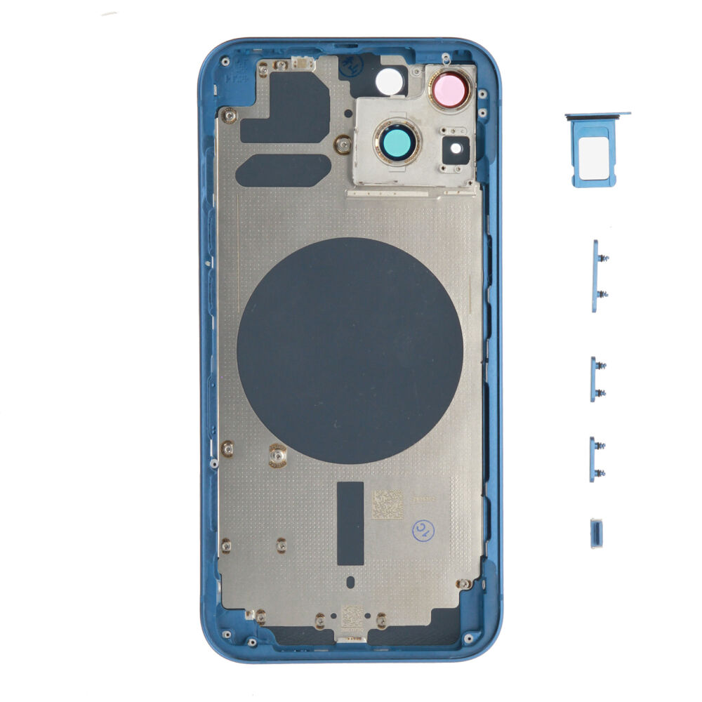 Rear Cover (excl. Logo) - Blue, For iPhone 13