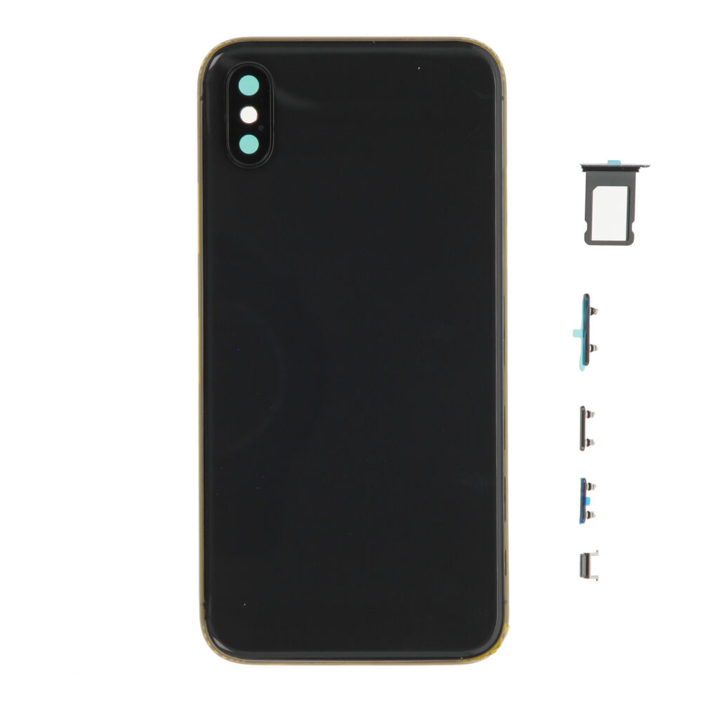 Rear Cover (excl. Logo) - Space Grey, For iPhone X