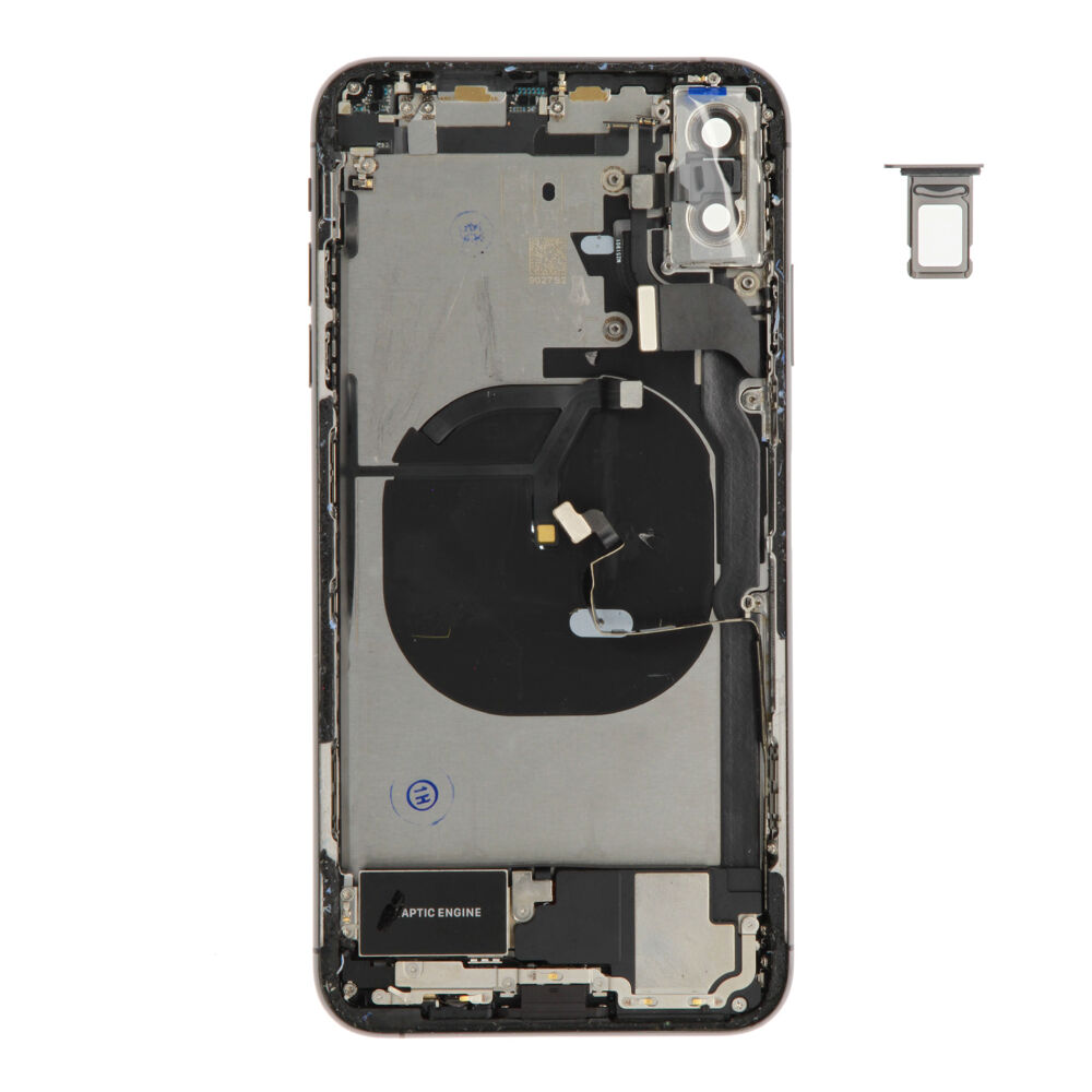 Rear Cover (Pulled A) incl. small parts - Space Grey, For iPhone XS Max