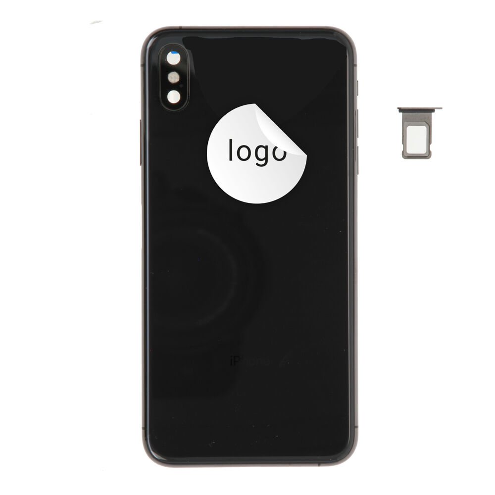 Rear Cover (Pulled B) incl. small parts - Space Grey, For iPhone XS Max