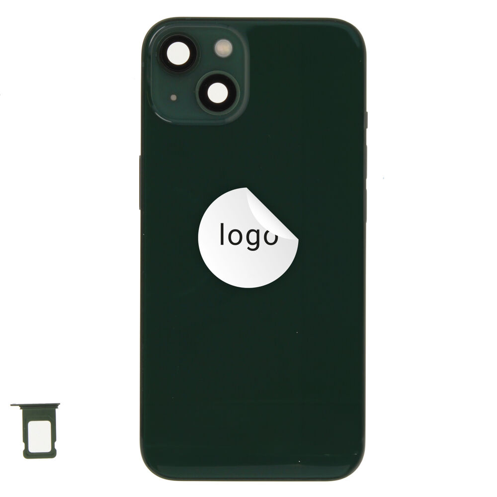 Rear Cover (Pulled B) incl. small parts - Green, For iPhone 13