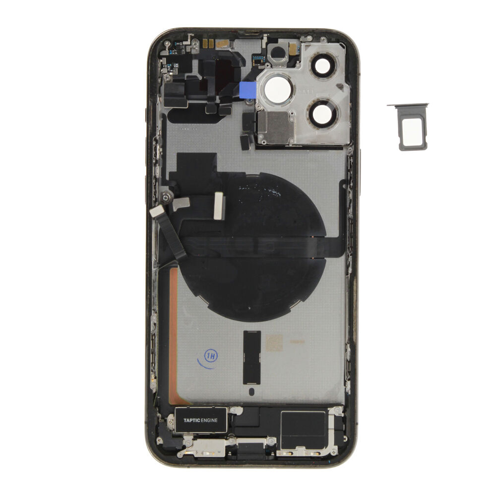 Rear Cover (Pulled A) incl. small parts - Graphite, For iPhone 13 Pro Max