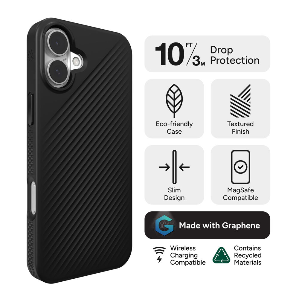 Luxe Snap - Black, For iPhone 16