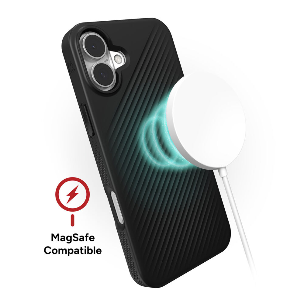 Luxe Snap - Black, For iPhone 16 Plus