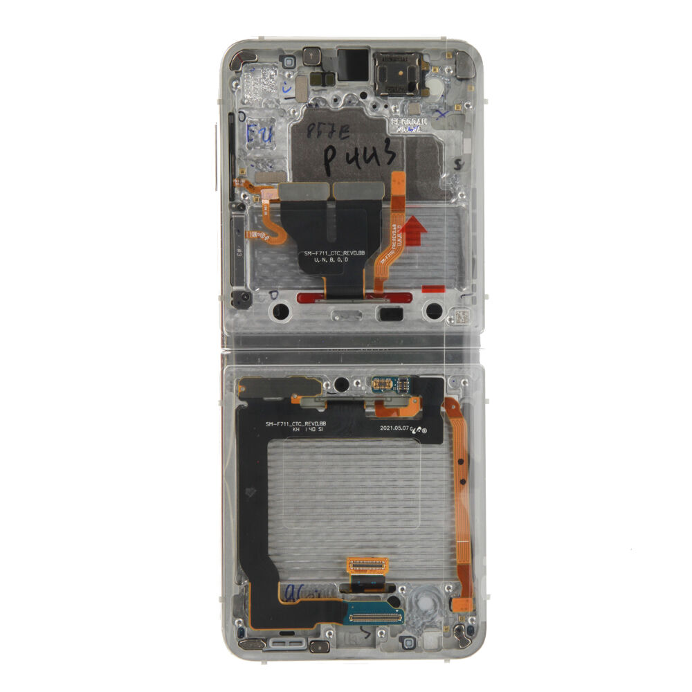 Módulo Pantalla Display excl. cam (Original) - Bespoke edition, Samsung Galaxy Z Flip3 (5G); SM-F711 Original Service Pack GH82-27243E