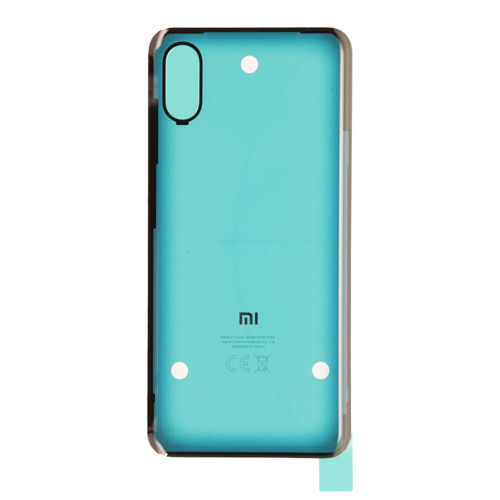Rear Cover - Black, Xiaomi Mi 8 Pro