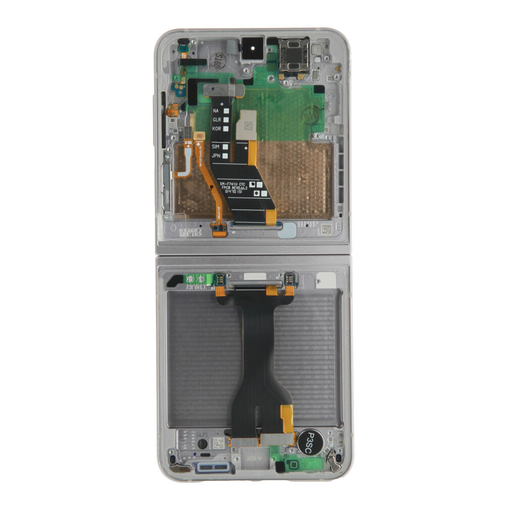 Módulo Pantalla Display (Original) - Silver, Samsung Galaxy Z Flip6; SM-F741B Original Service Pack GH82-35014A