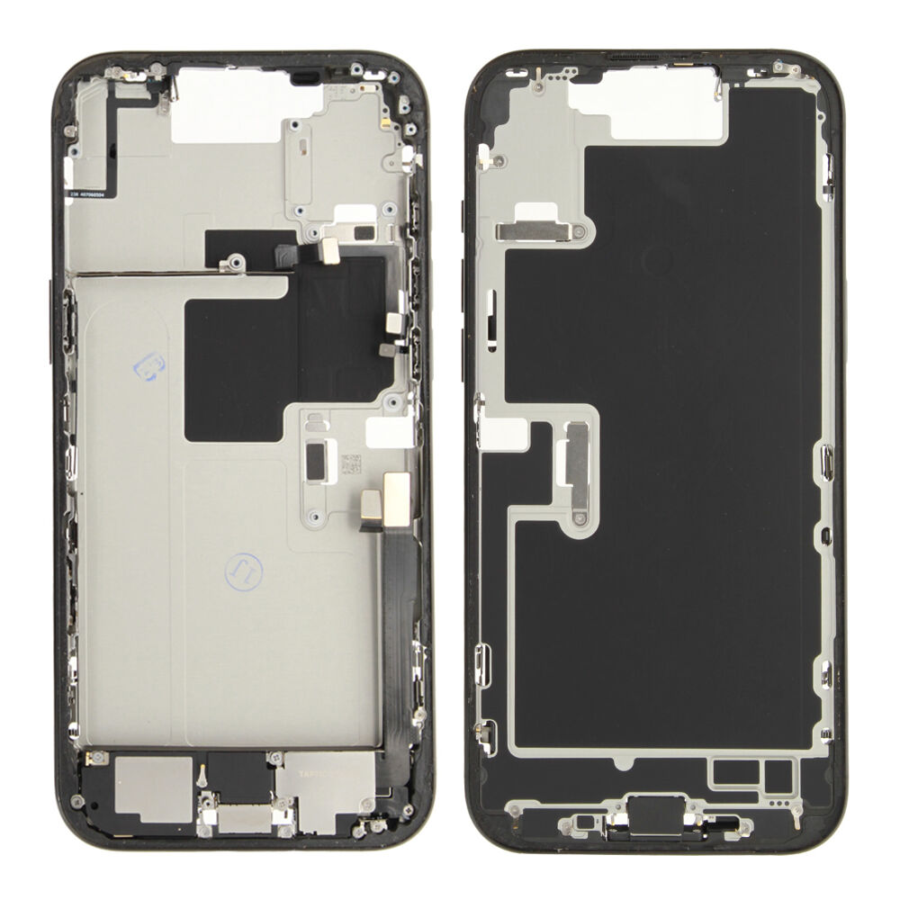 Rear Cover (Pulled B) incl. small parts - Black, For iPhone 16 Pro Max