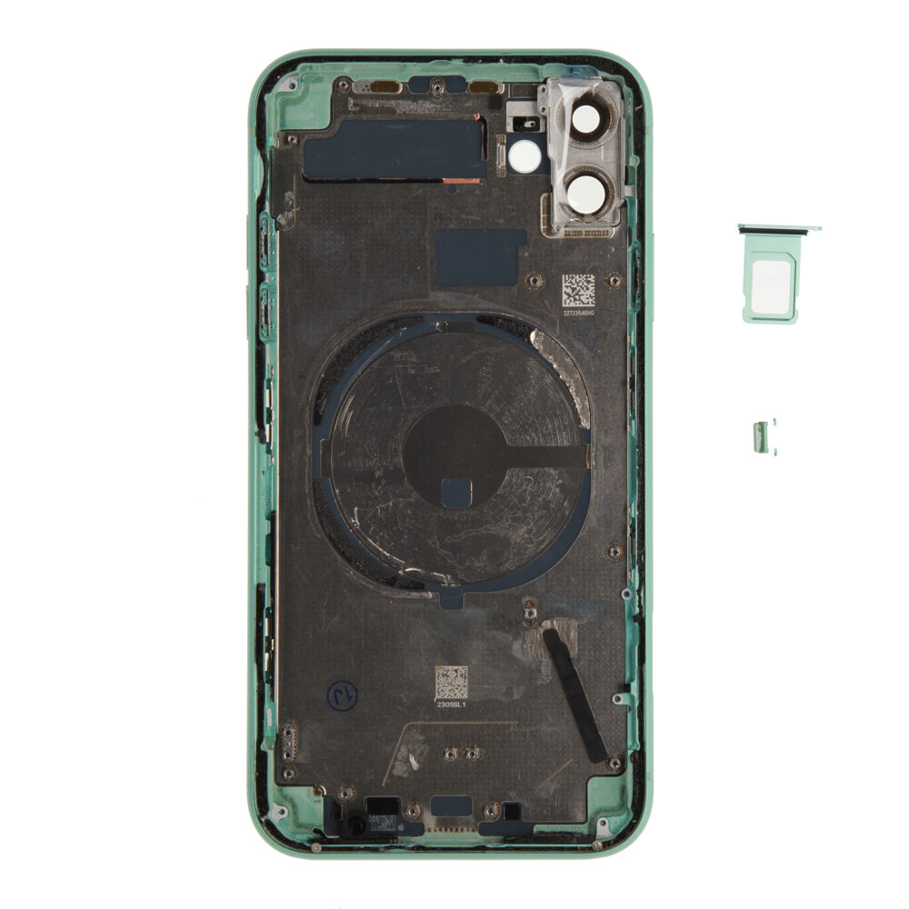 Rear Cover (Pulled A) excl. small parts - Green, For iPhone 11