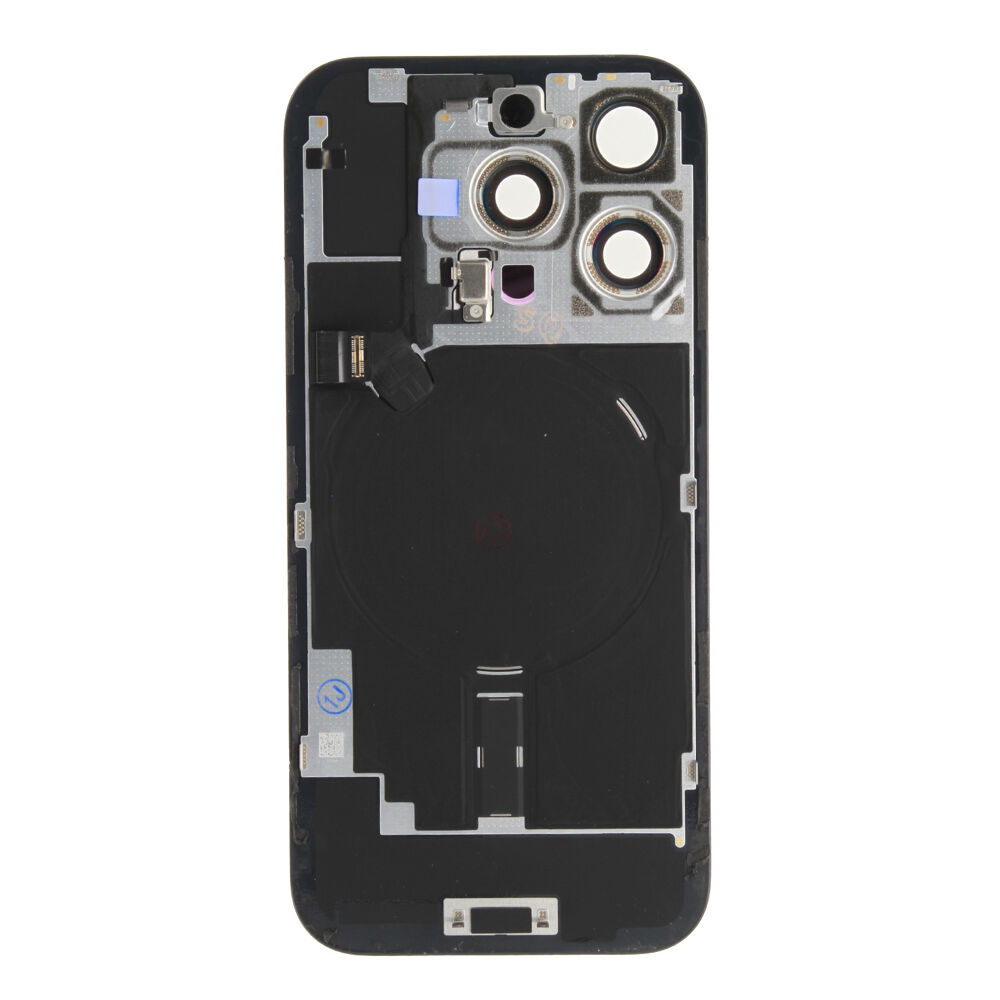 Back Glass (Pulled A) - Black, For iPhone 16 Pro