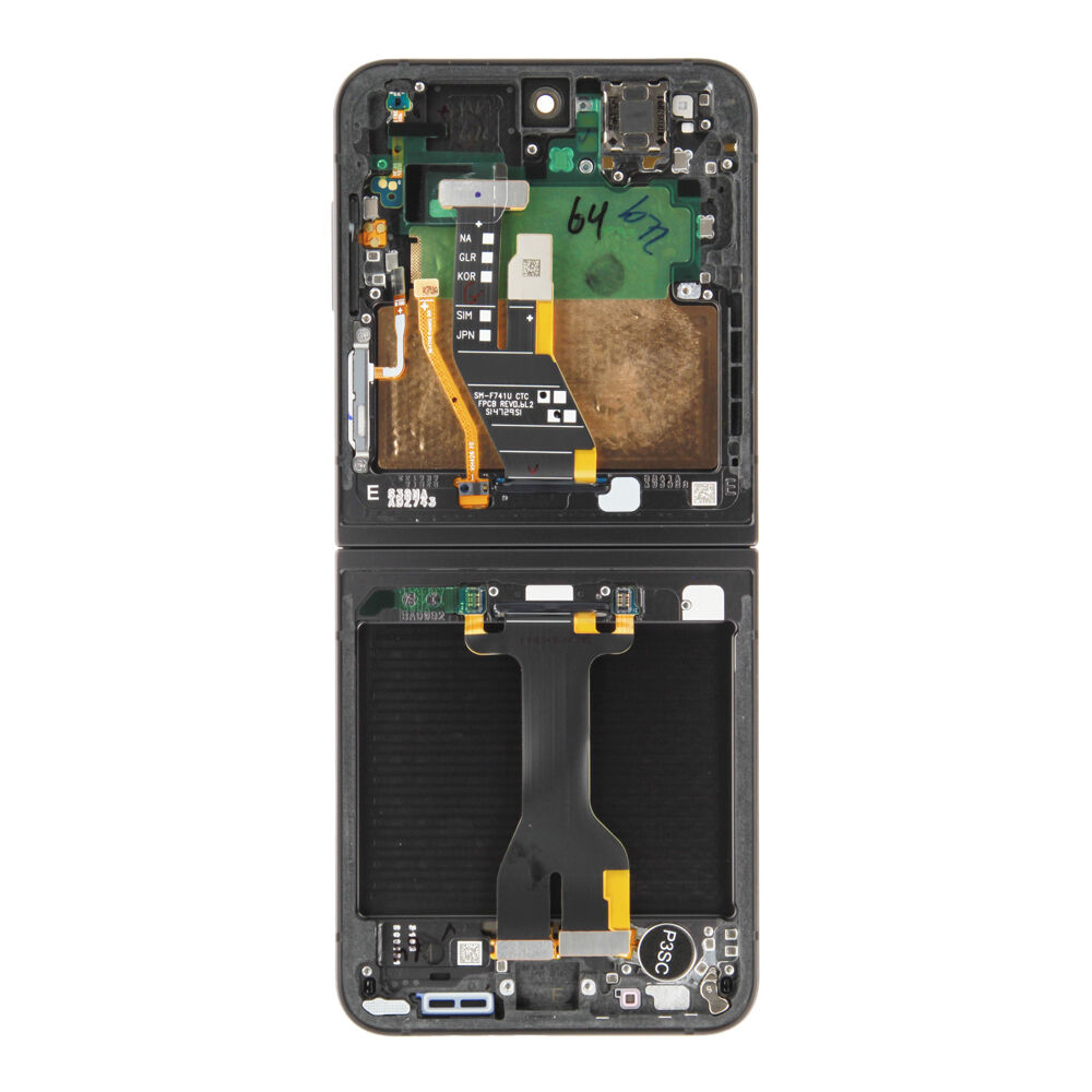 Módulo Pantalla Display (Original) - Absolute Black, Samsung Galaxy Z Flip6; SM-F741 Original Service Pack GH82-35014E
