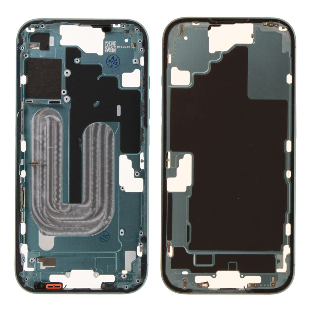 Rear Cover (Pulled A) excl. small parts - Green, For iPhone 16