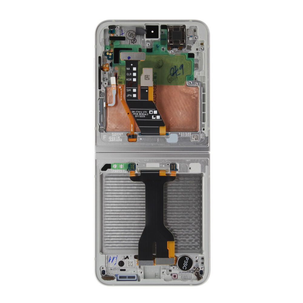 Módulo Pantalla Display (Original) - White, Samsung Galaxy Z Flip6; SM-F741 Original Service Pack GH82-35014F