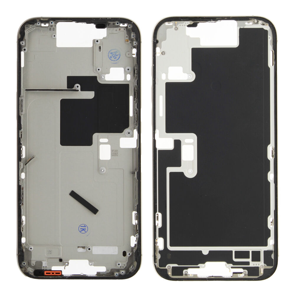 Rear Cover (Pulled A) excl. small parts - Black, For iPhone 16 Pro Max