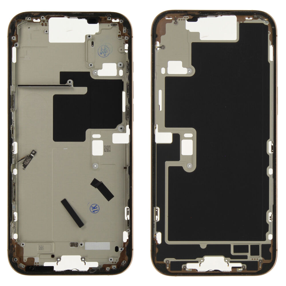 Rear Cover (Pulled A) excl. small parts - Desert Titanium, For iPhone 16 Pro Max