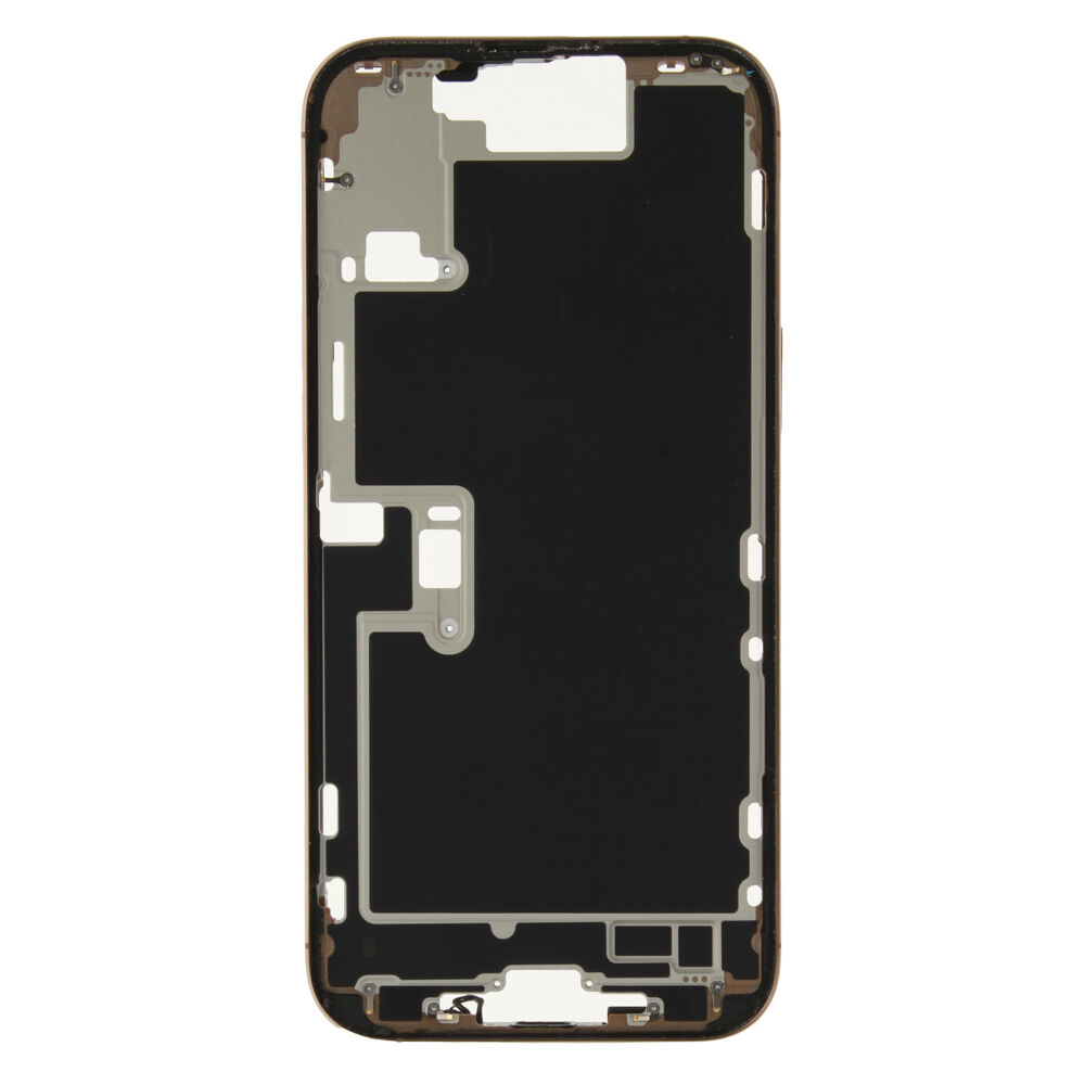 Middle Frame (Pulled A) excl. small parts - Desert Titanium, For iPhone 16 Pro Max