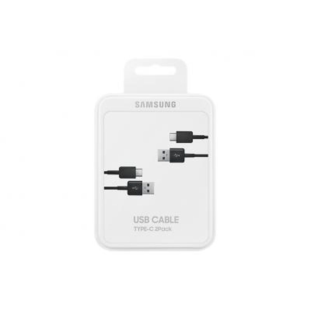 Samsung Cable USB-A to USB-C (1,5m) - Black (retail packaging) 2pcs