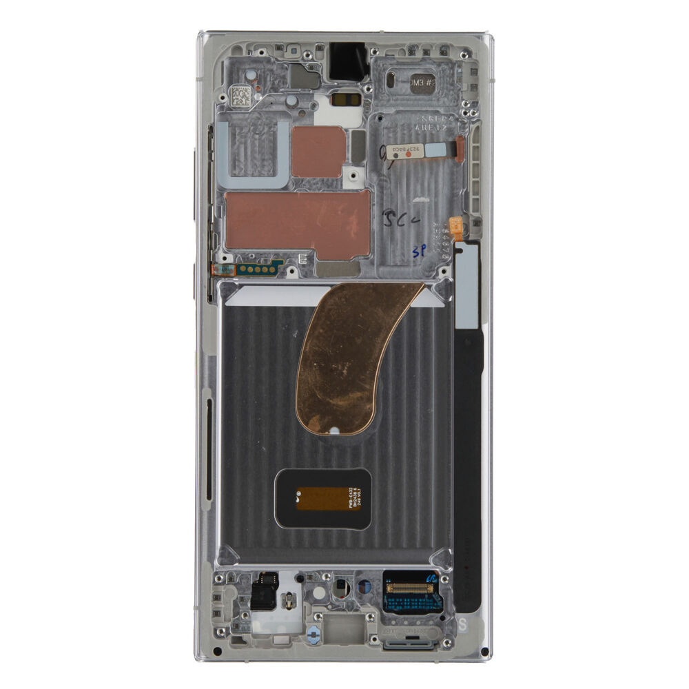 Módulo Pantalla Display incl. pre-assembled frame - Icy Blue, Samsung Galaxy S23 Ultra; SM-S918 Original Service Pack GH82-30466G