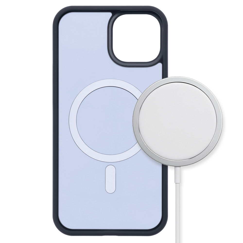 Soft Grip Case - Dark Blue, for iPhone 15 Pro Max