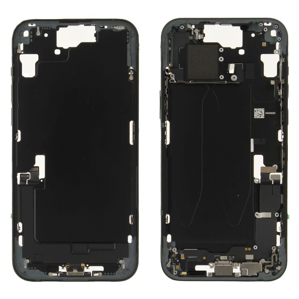 Middle Frame incl. battery (Original) - Black, Apple iPhone 15 Plus