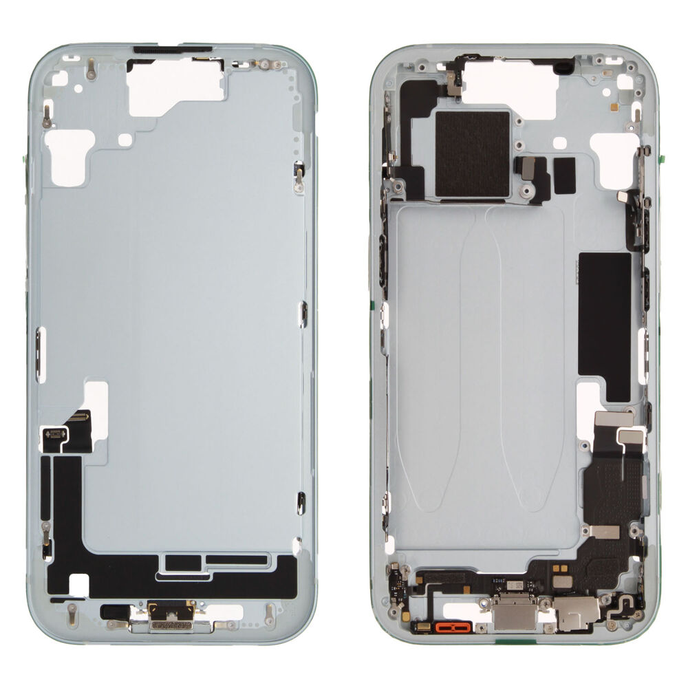 Middle Frame incl. battery (Original) - Blue, Apple iPhone 15