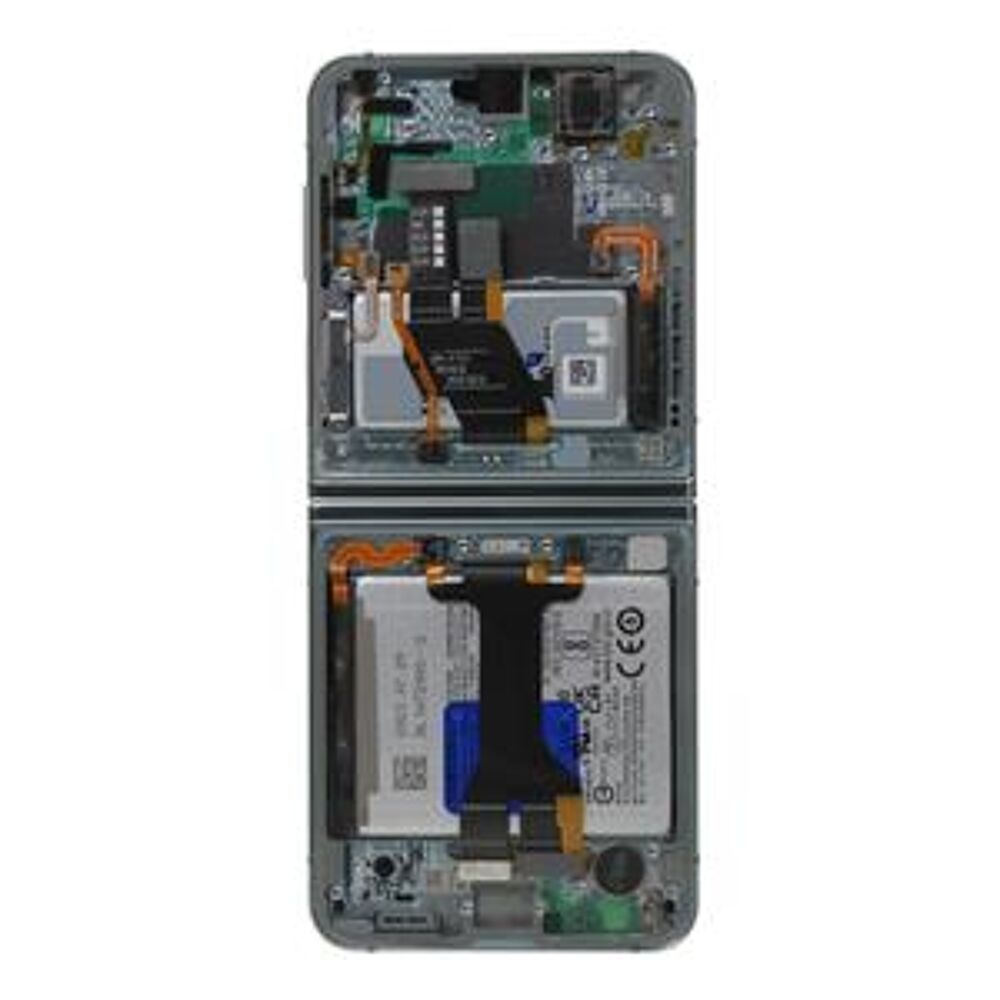 Módulo Pantalla Display incl. battery (Original) - Mint, Samsung Galaxy Z Flip5; SM-F731 Original Service Pack GH82-31829D