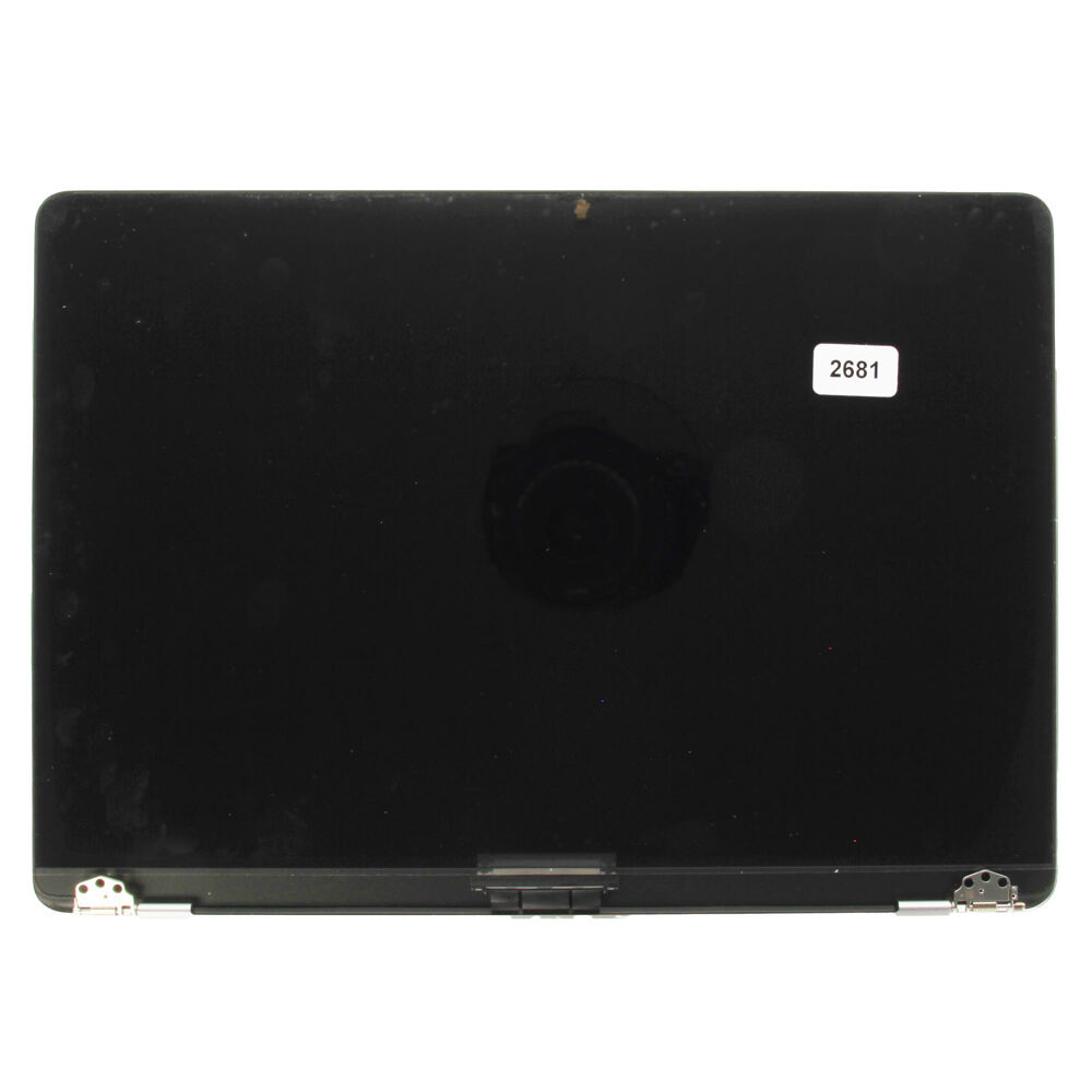Display with Rear Cover (Pulled) - Space Gray, For MacBook Air 13 (2022); A2681
