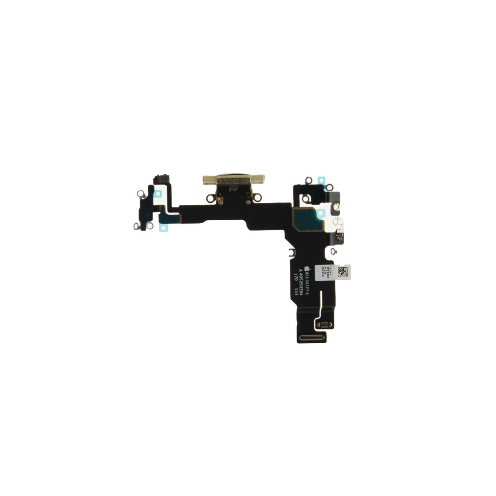 Dock Connector (Original) incl. screw kit - Yellow, Apple iPhone 15