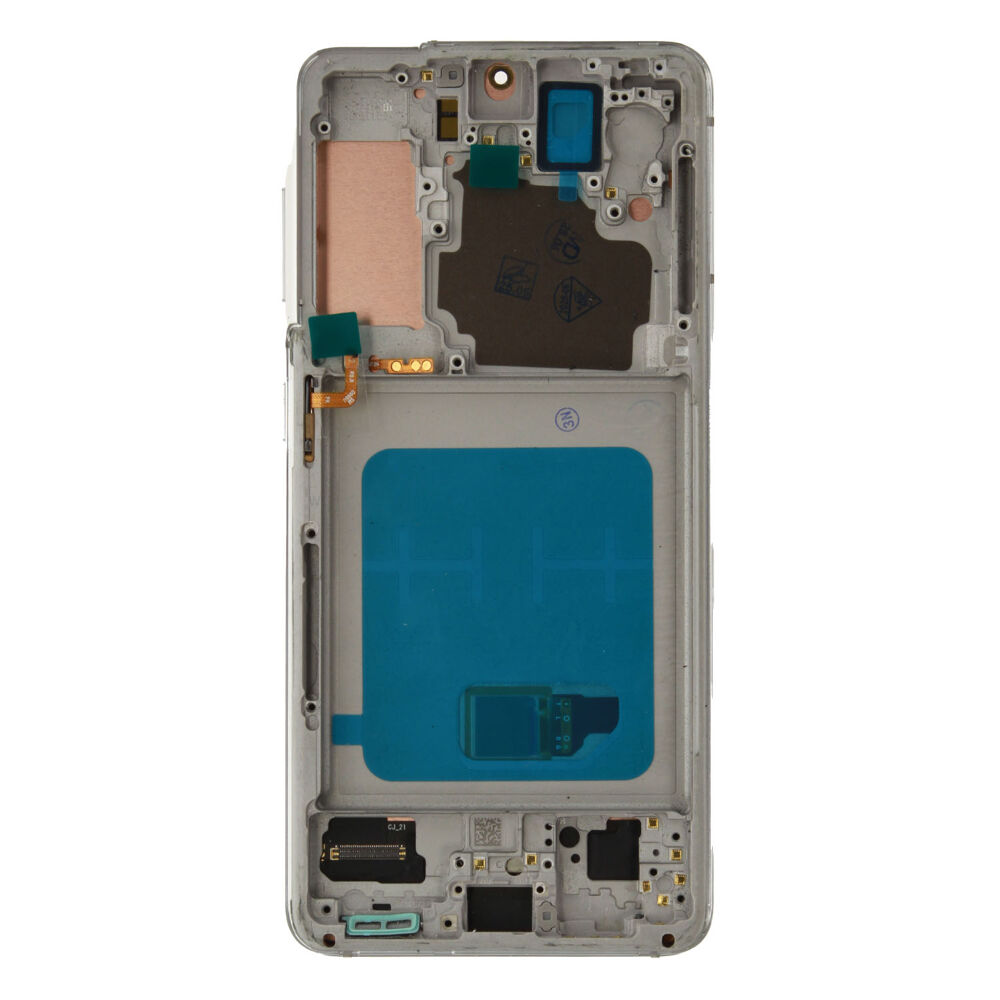Módulo Pantalla For Galaxy Display (Compatible soft) - White, For Samsung Galaxy S21; SM-G991 Original Service Pack GH82-27255C