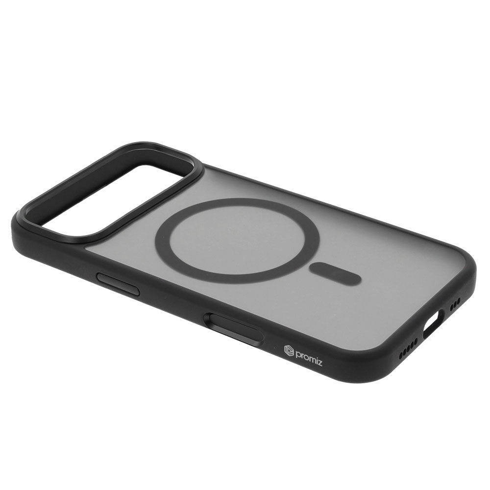 Soft Grip Case - Black, Promiz, for iPhone 17