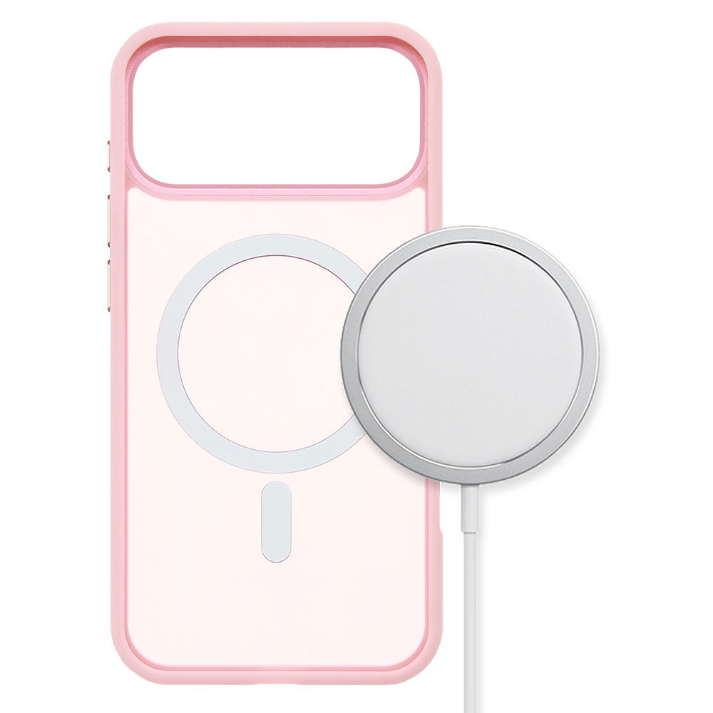 Soft Grip Case - Pink, Promiz, for iPhone 17 Pro