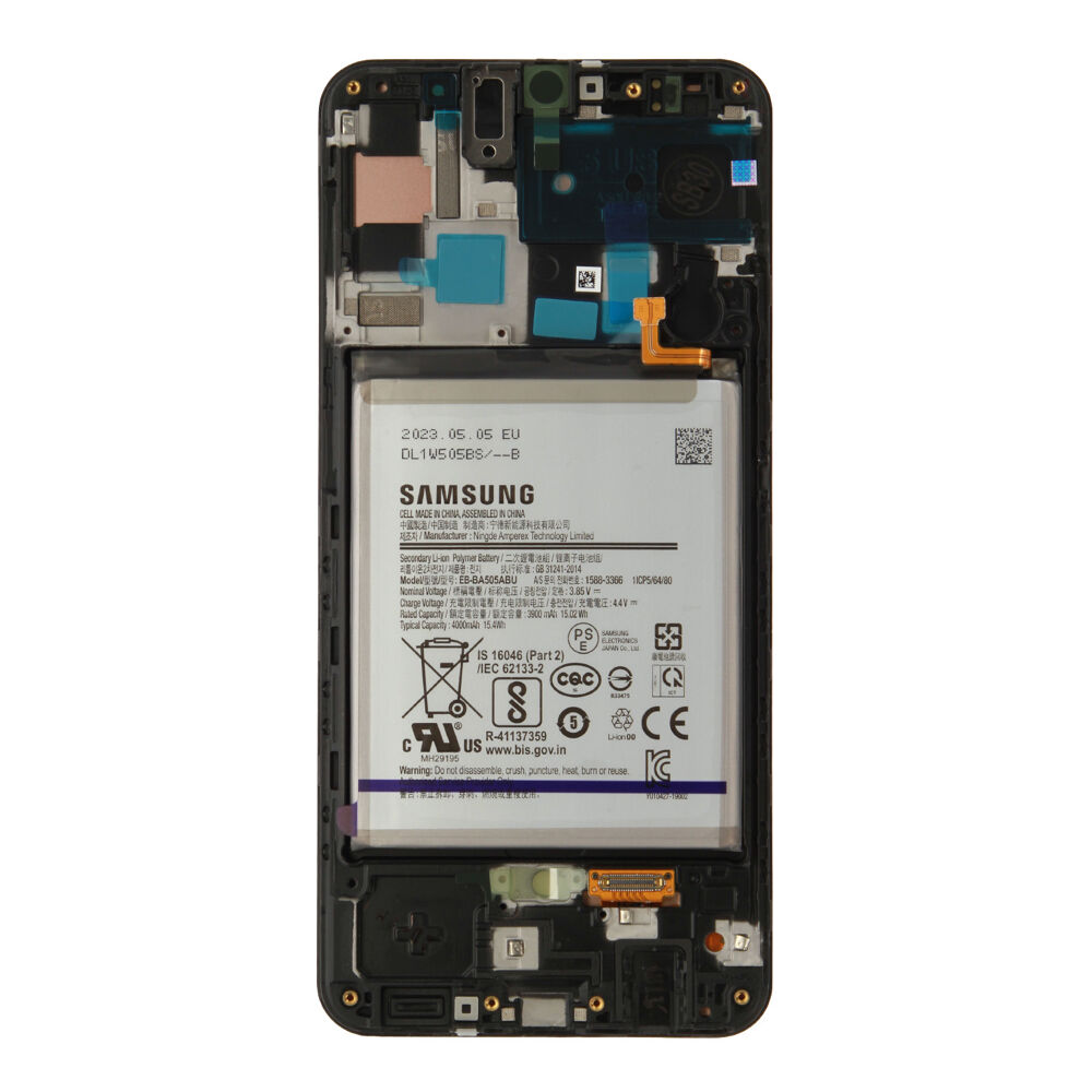 Módulo Pantalla Display incl. battery (Original) - Black, Samsung Galaxy A50; SM-A505 Original Service Pack GH82-20458A