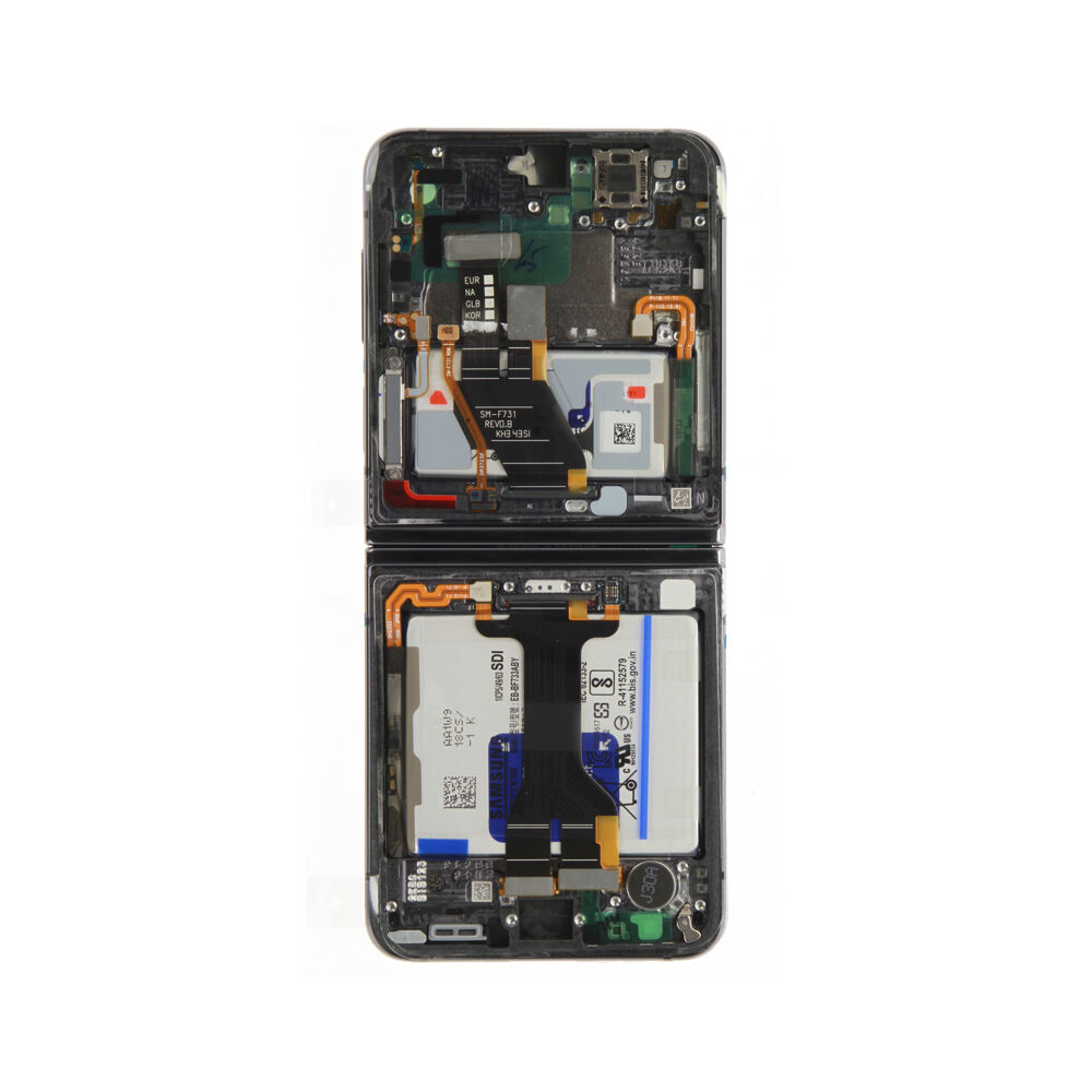 Módulo Pantalla Display OLED incl. Battery (Original) - Graphite, Samsung Galaxy Z Flip5; SM-F731 Original Service Pack GH82-35032A